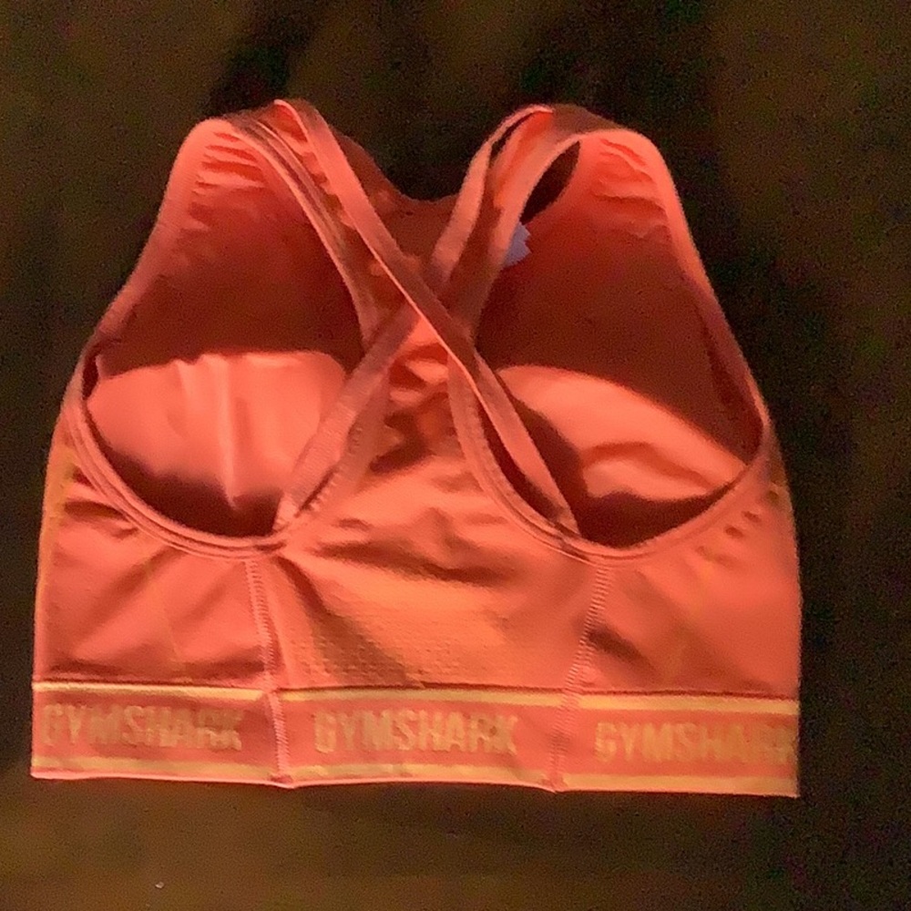 Gymshark Orange Sleeveless Crop Tank - Picture 2 of 6